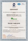 Certificates ISO 13485:2016